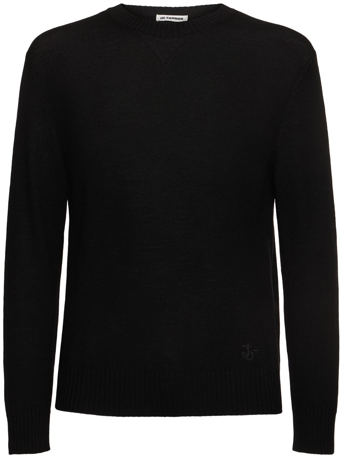 Pull-over À Col Ras-du-cou En Laine - JIL SANDER - Modalova