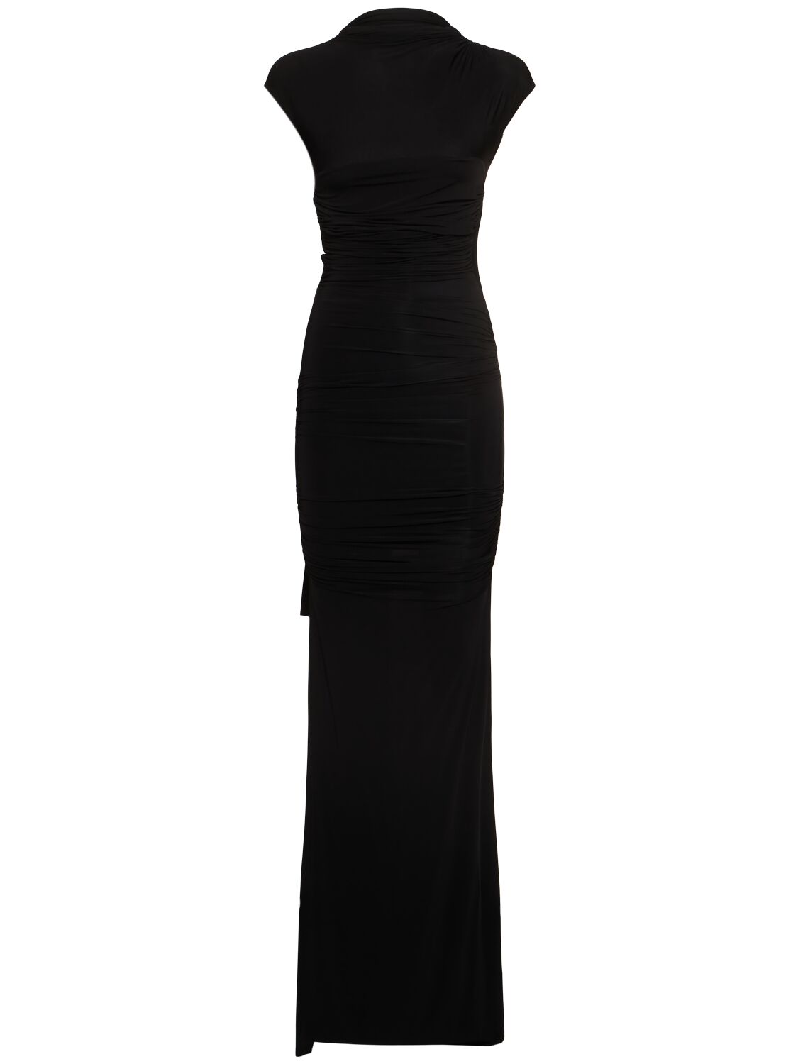 Luna Viscose Blend Jersey Long Dress