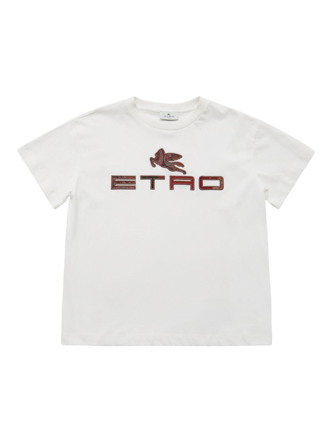 ETRO Embroidered Cotton Jersey T-shirt