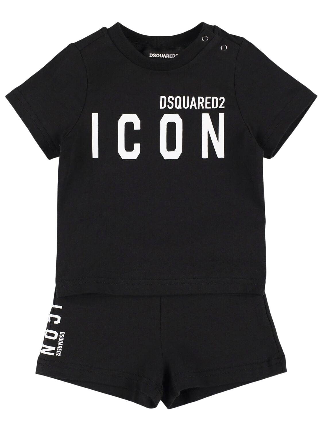 Cotton Blend T-shirt & Sweat Shorts