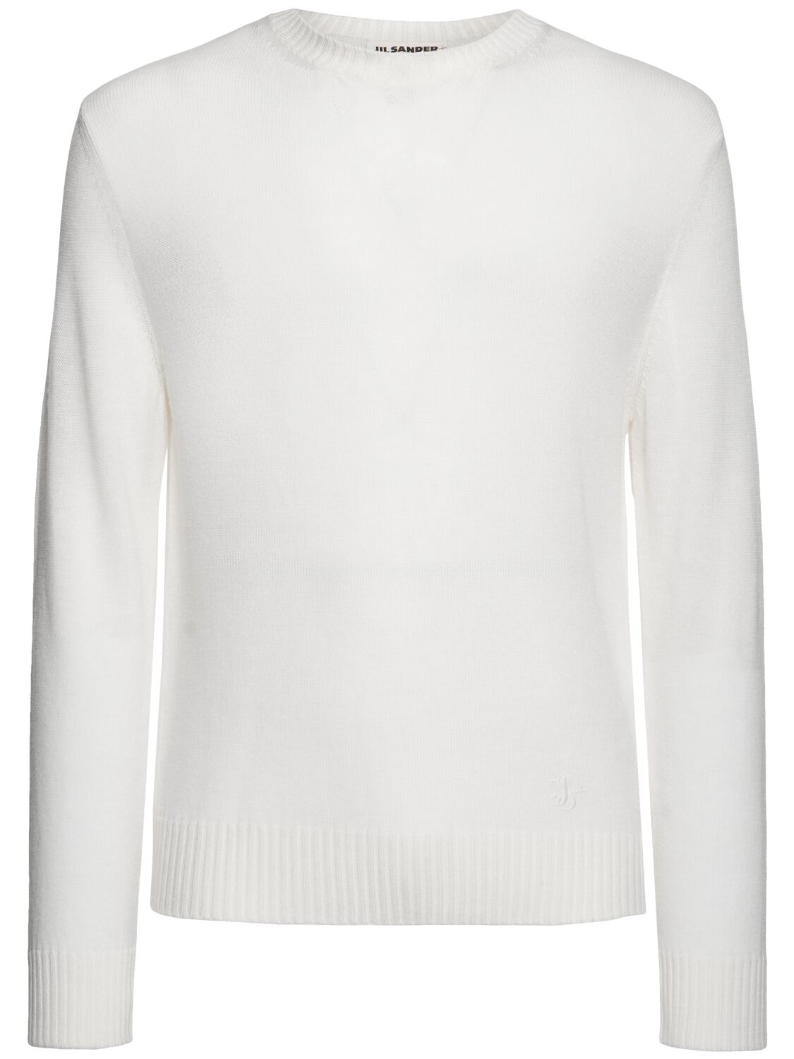 Pull-over À Col Ras-du-cou En Laine - JIL SANDER - Modalova