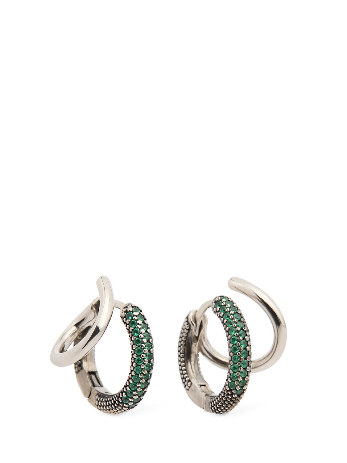 Stellar Pavé Hoop Earrings
