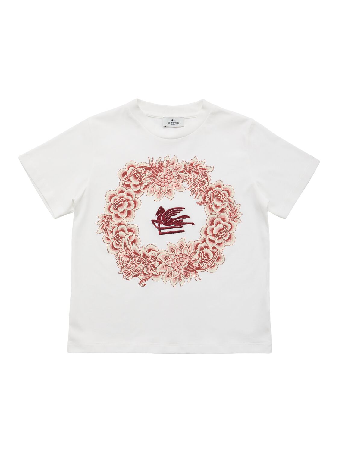 ETRO Embroidered Cotton Jersey T-shirt