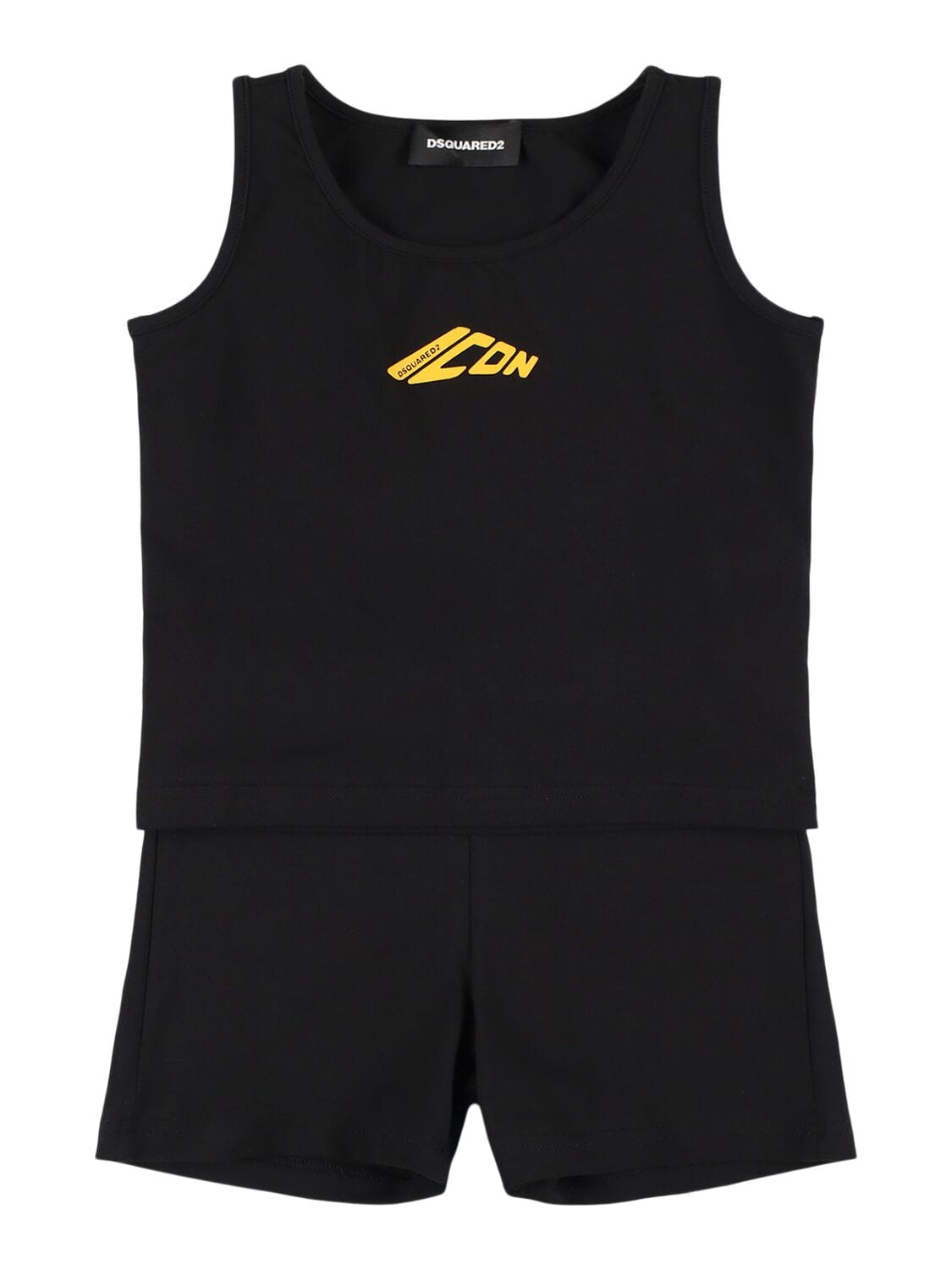 Cotton Blend Tank Top & Sweat Shorts