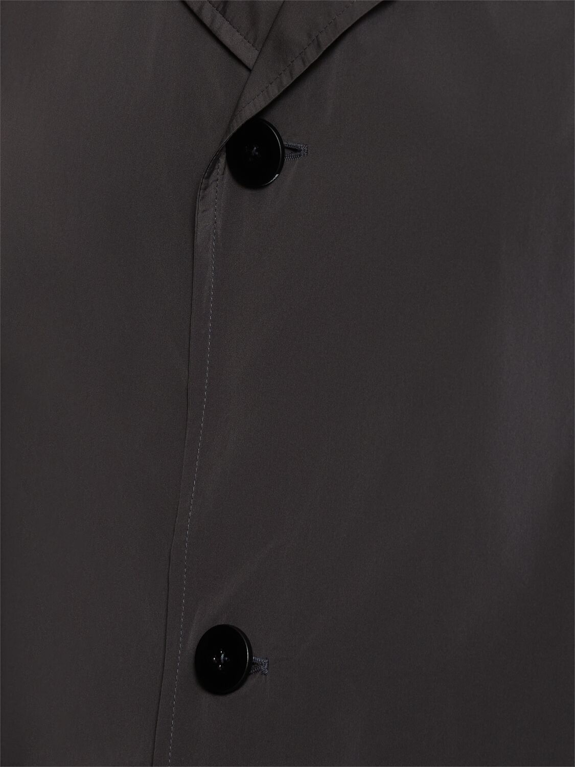 Jil Sander Single-breasted Trench Coat In Brown