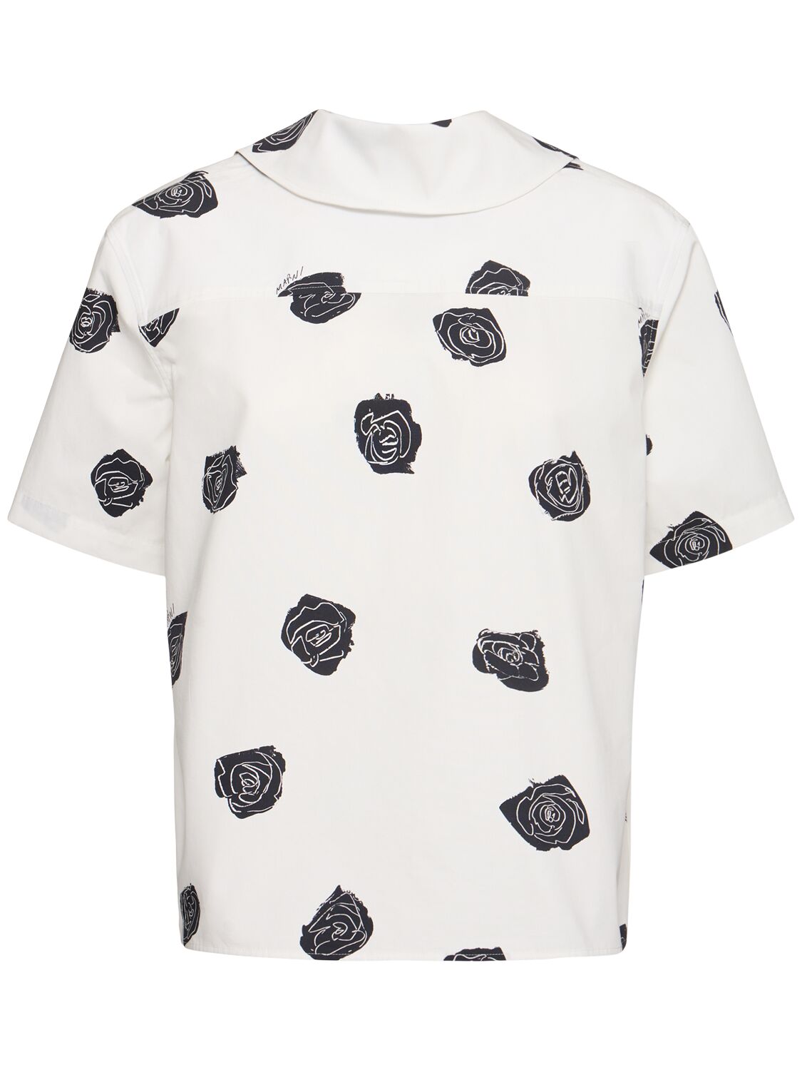 Chemise En Popeline De Coton Imprimé Andromeda - MARNI - Modalova