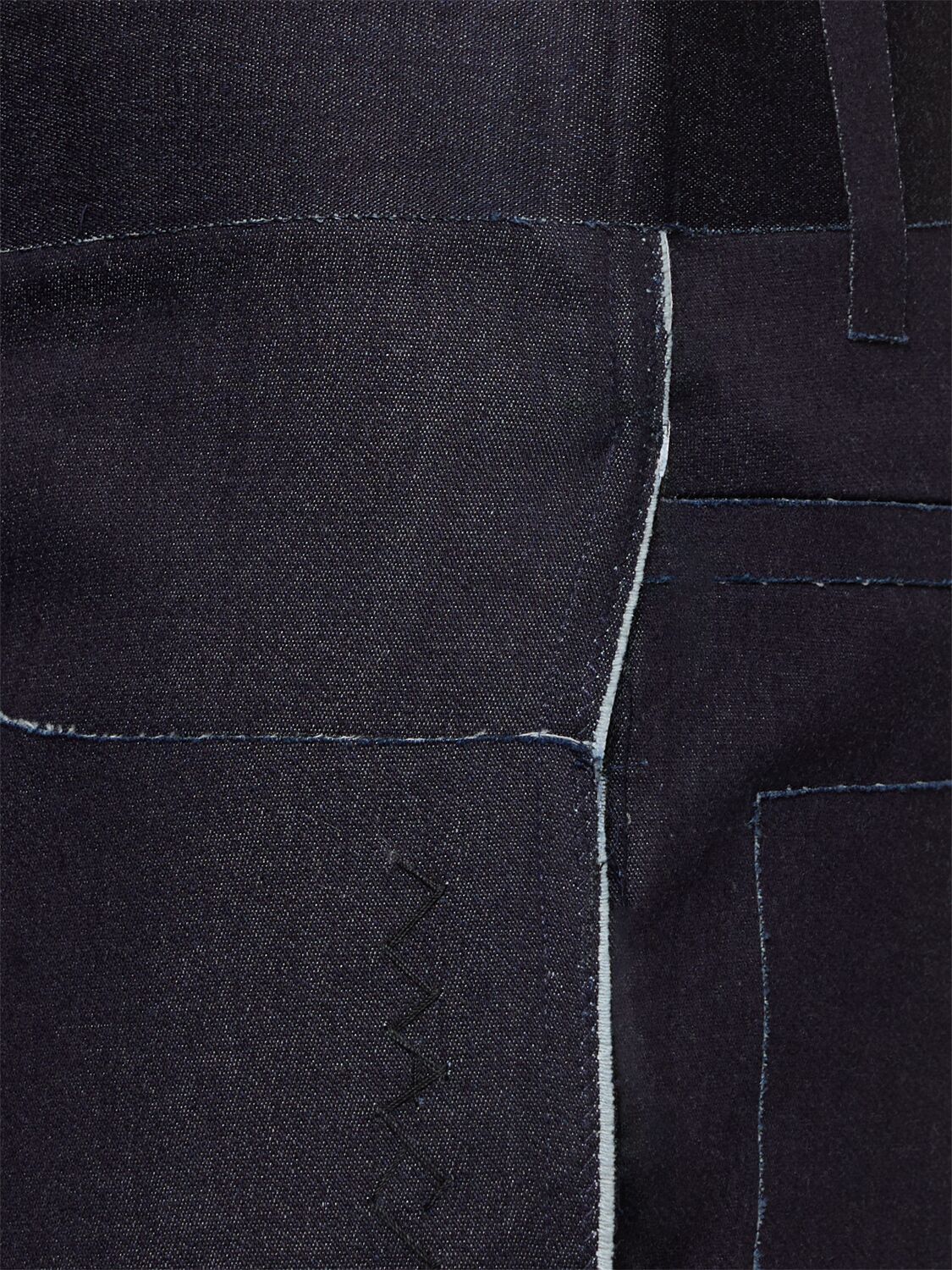 Shop Marni Trompe L'oeil Stretch Denim Jeans