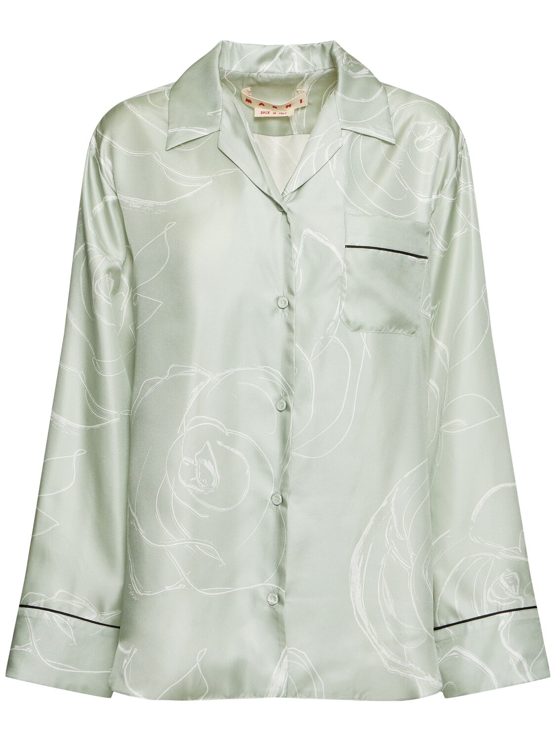 MARNI Aurora Silk Twill Shirt