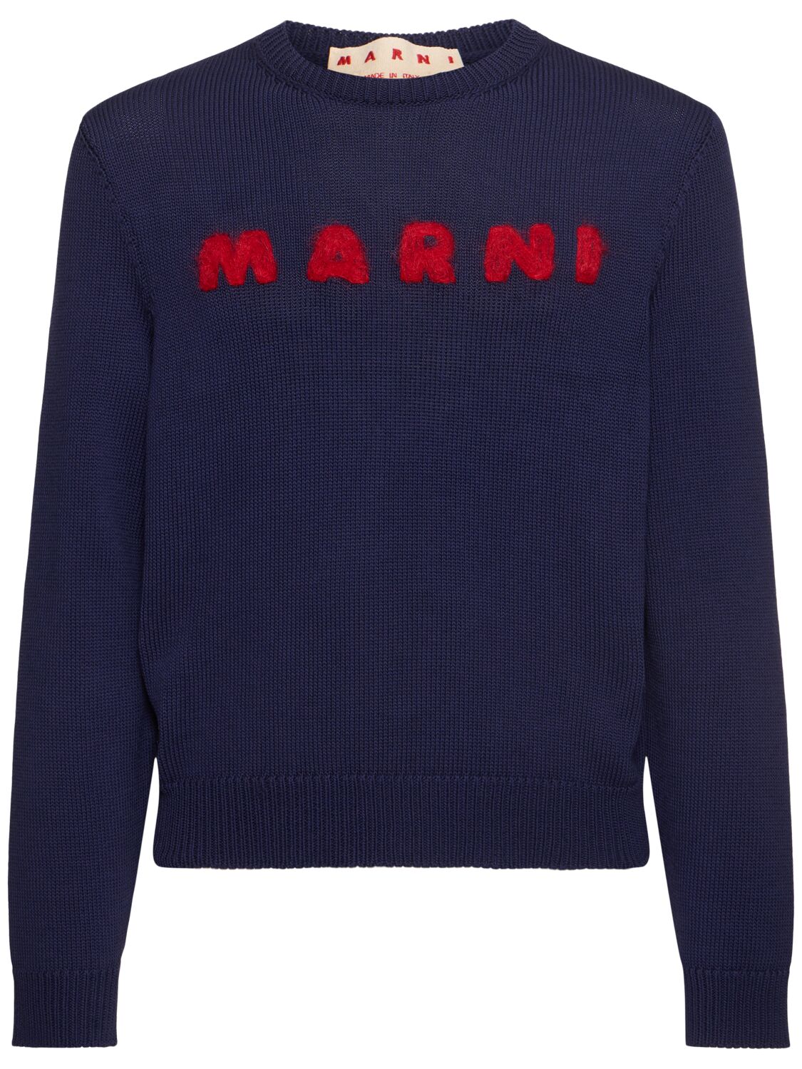 Marni Round Neck Cotton Sweater