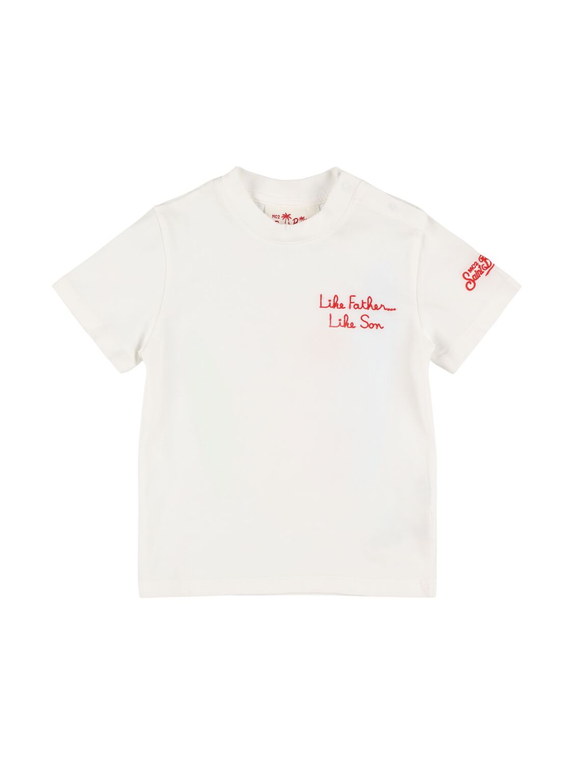 Mc2 Saint Barth Printed Cotton T-shirt