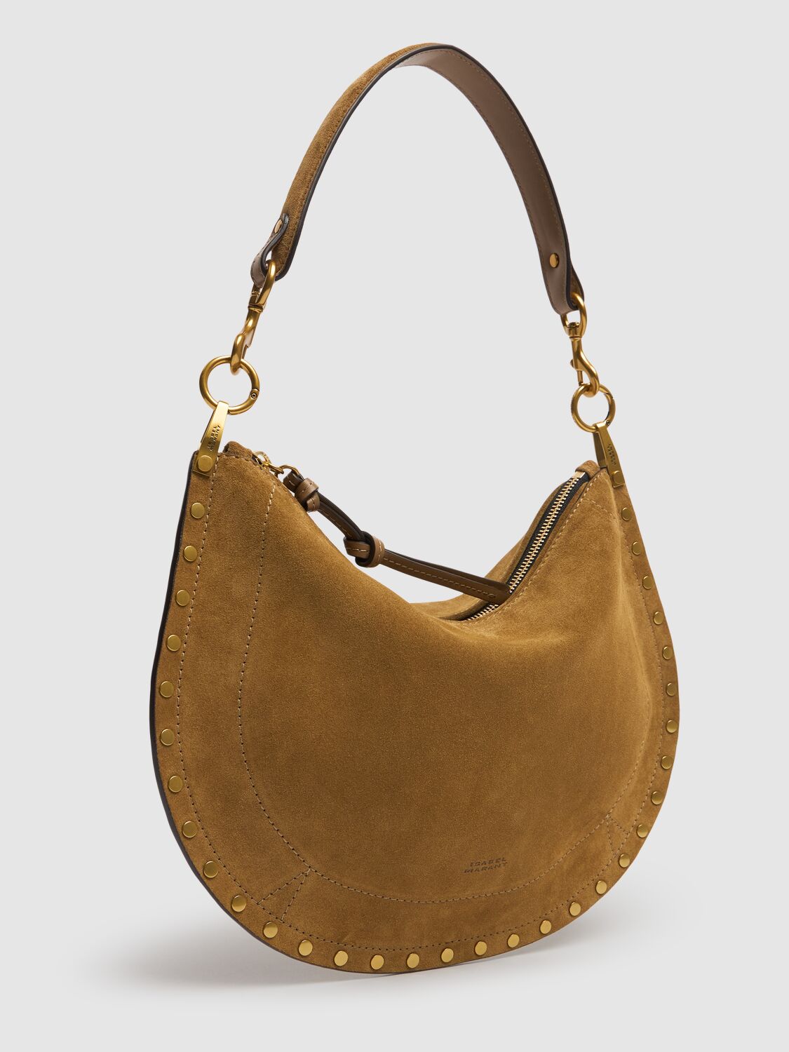 Isabel Marant Oskan Soft Zipped Suede Bag