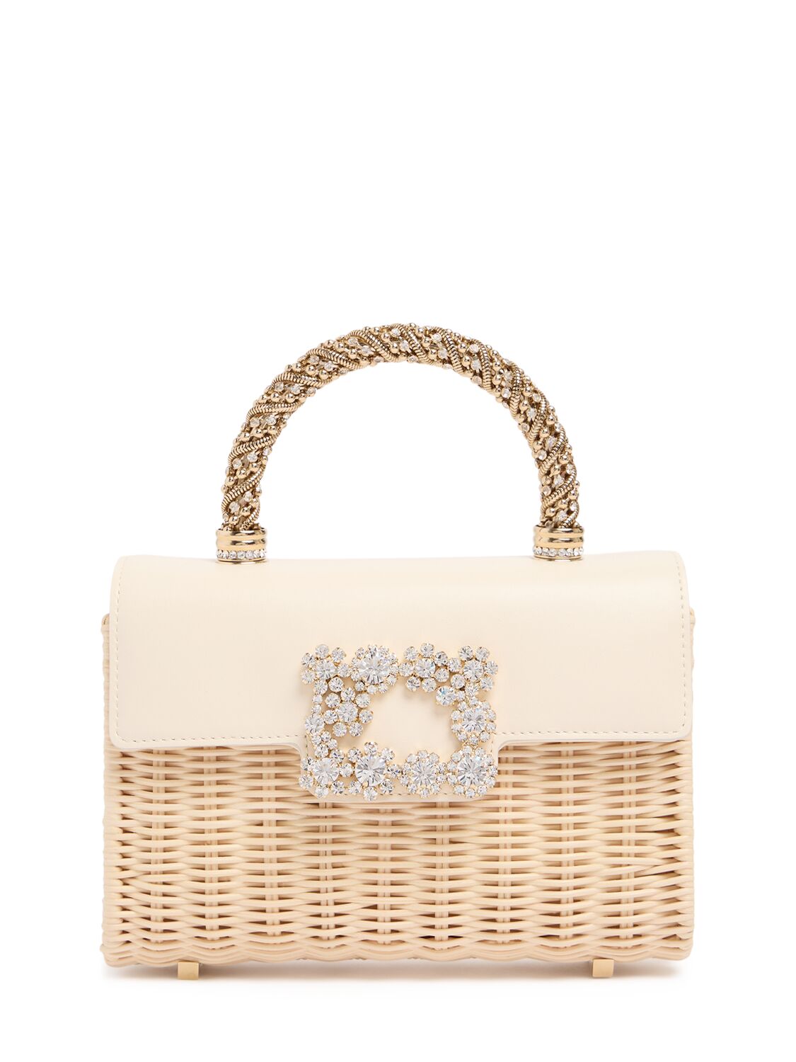 Sac À Main Mini Avec Fleur - ROGER VIVIER - Modalova
