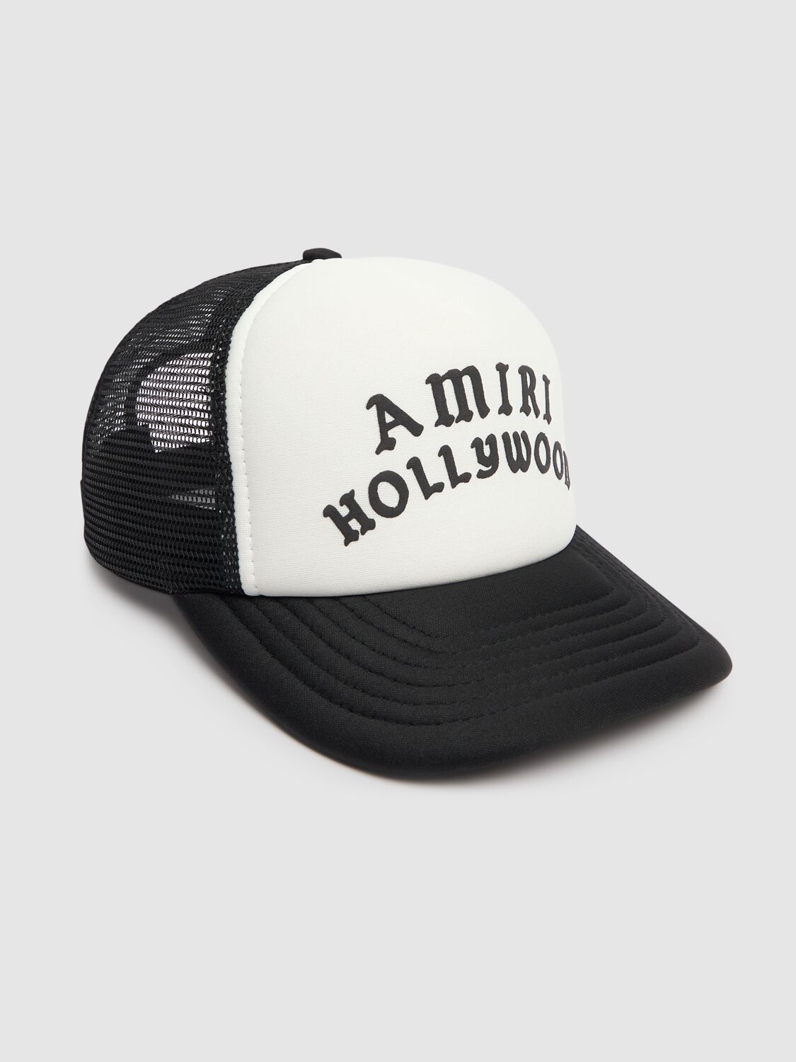 Amiri Black Baseball Cap With Logo Lettering On The Front And Mehs Panels In Cotton Man