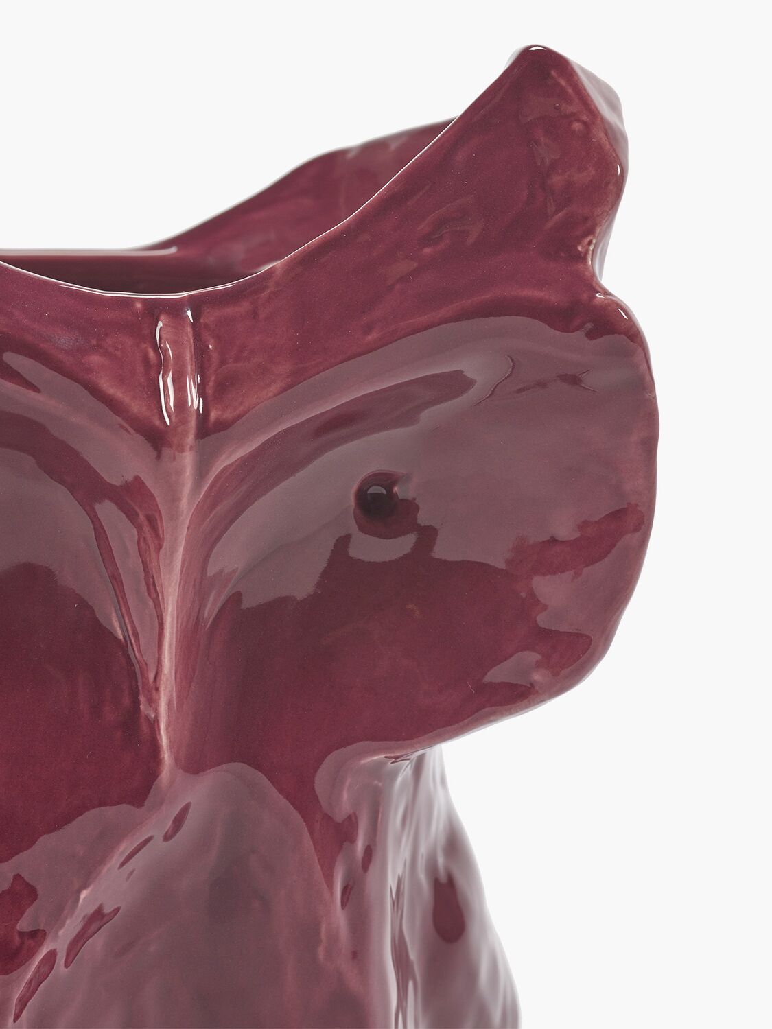 Marni By Serax Aubergine After Midnight Owl Vase