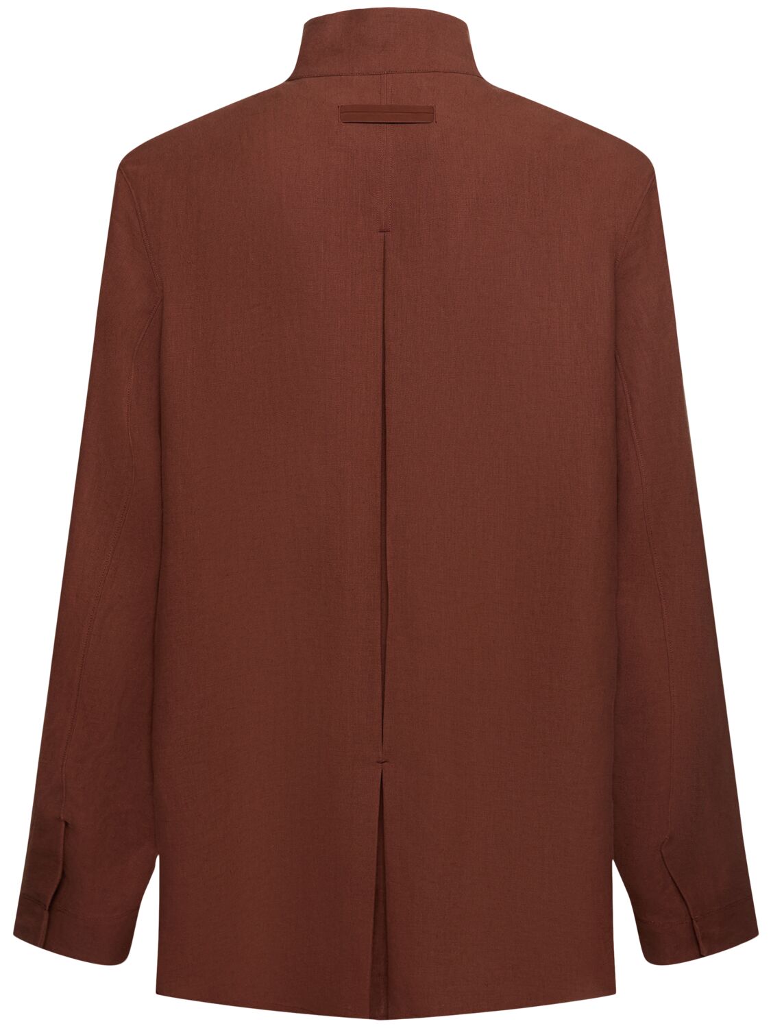 Shop Zegna Oasi Linen Over Shirt