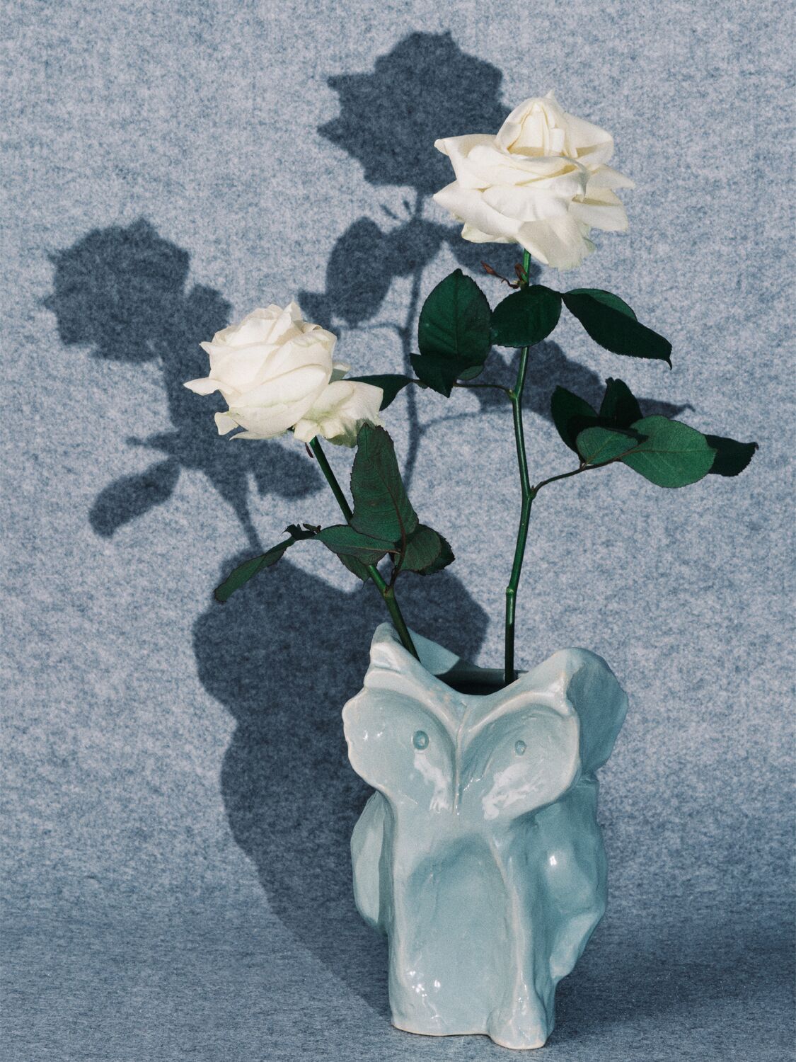 Marni By Serax Blue After Midnight Owl Vase