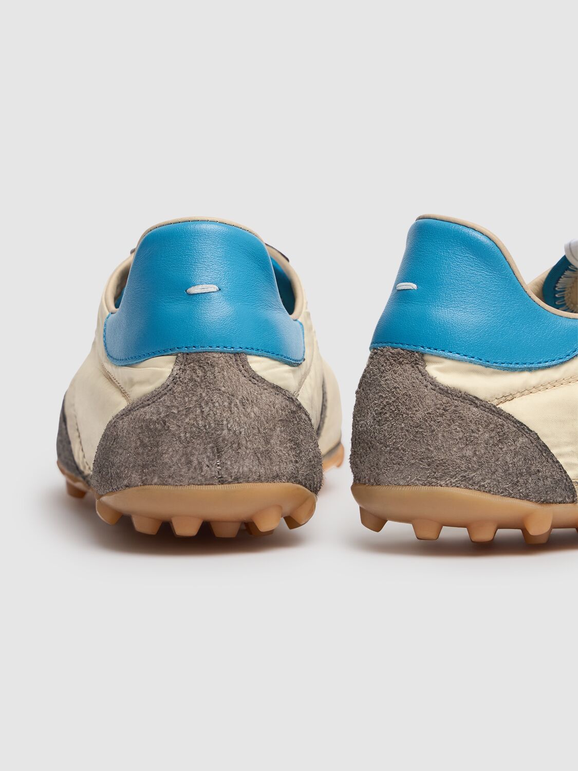 Maison Margiela Sprinters Low Top Sneakers With Dirty Effect
