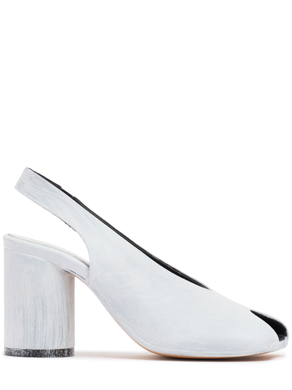 MM6 MAISON MARGIELA 80MM PAINTED LEATHER SLINGBACKS 