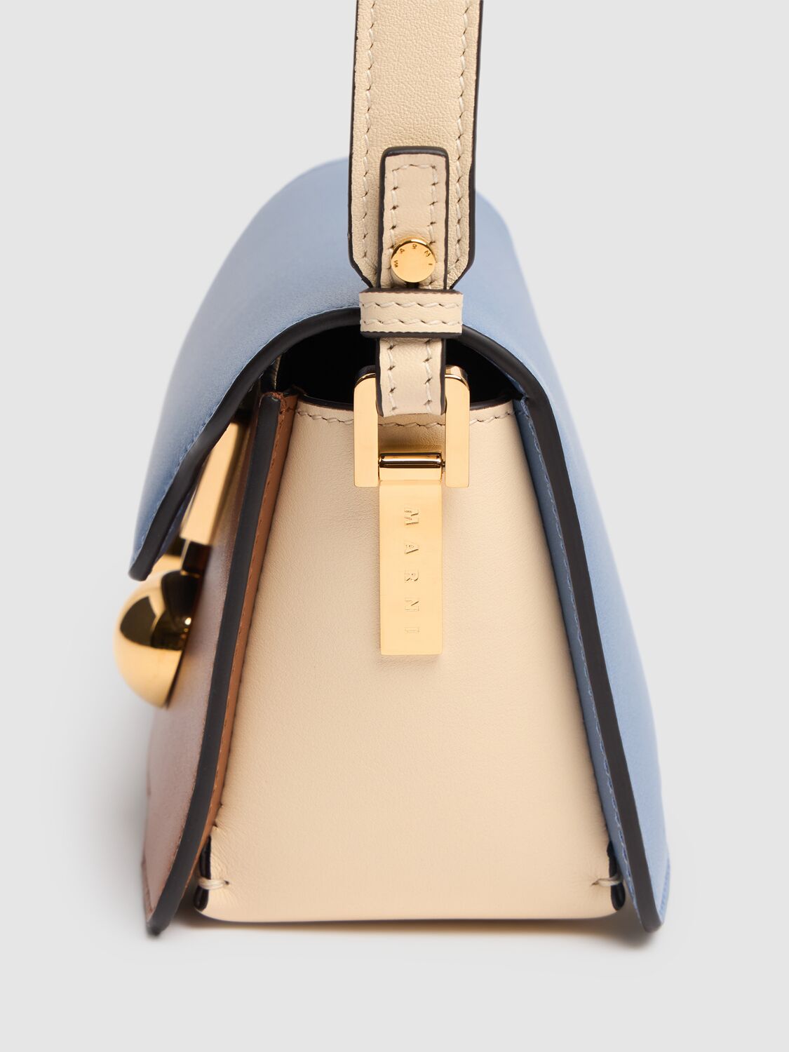 Marni Mini Trunkaroo Leather Shoulder Bag