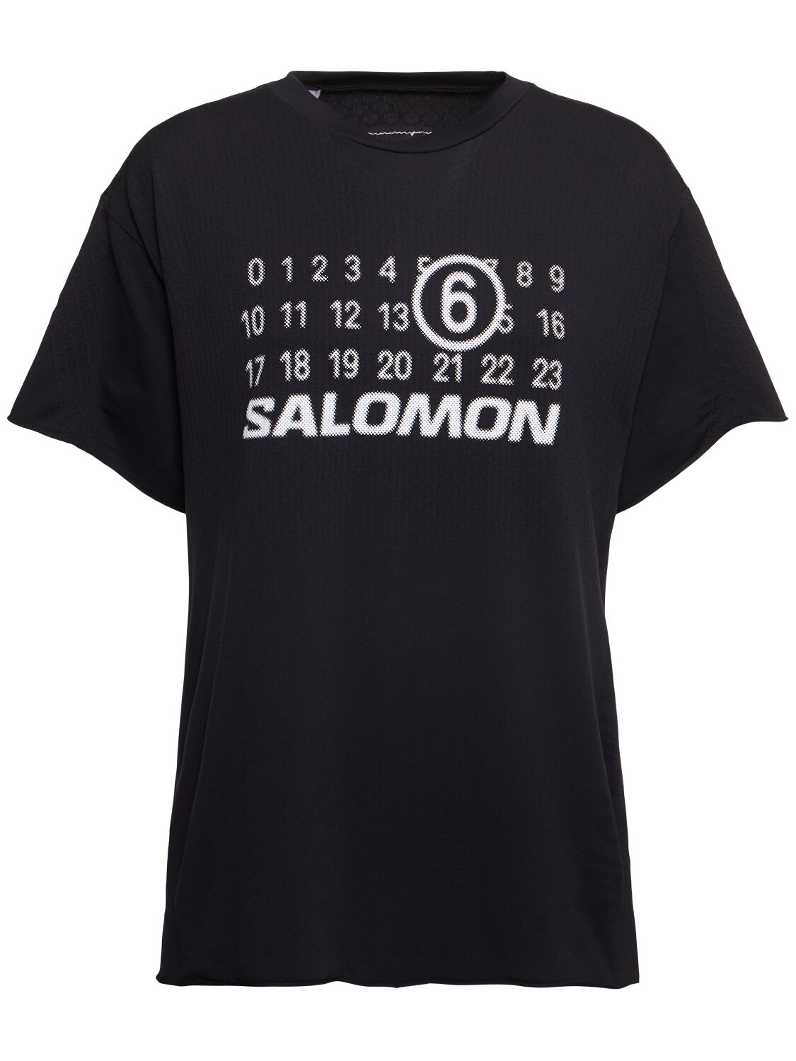 Mm6 Maison Margiela Mm6 X Salomon Seamless T-shirt In Black