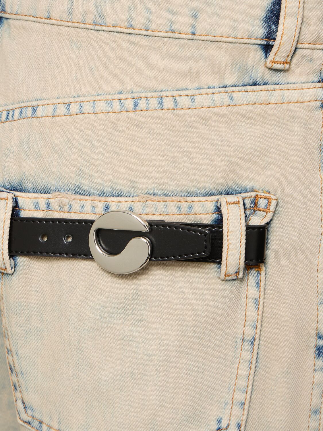 Shop Coperni Boyfriend Low Rise Jeans