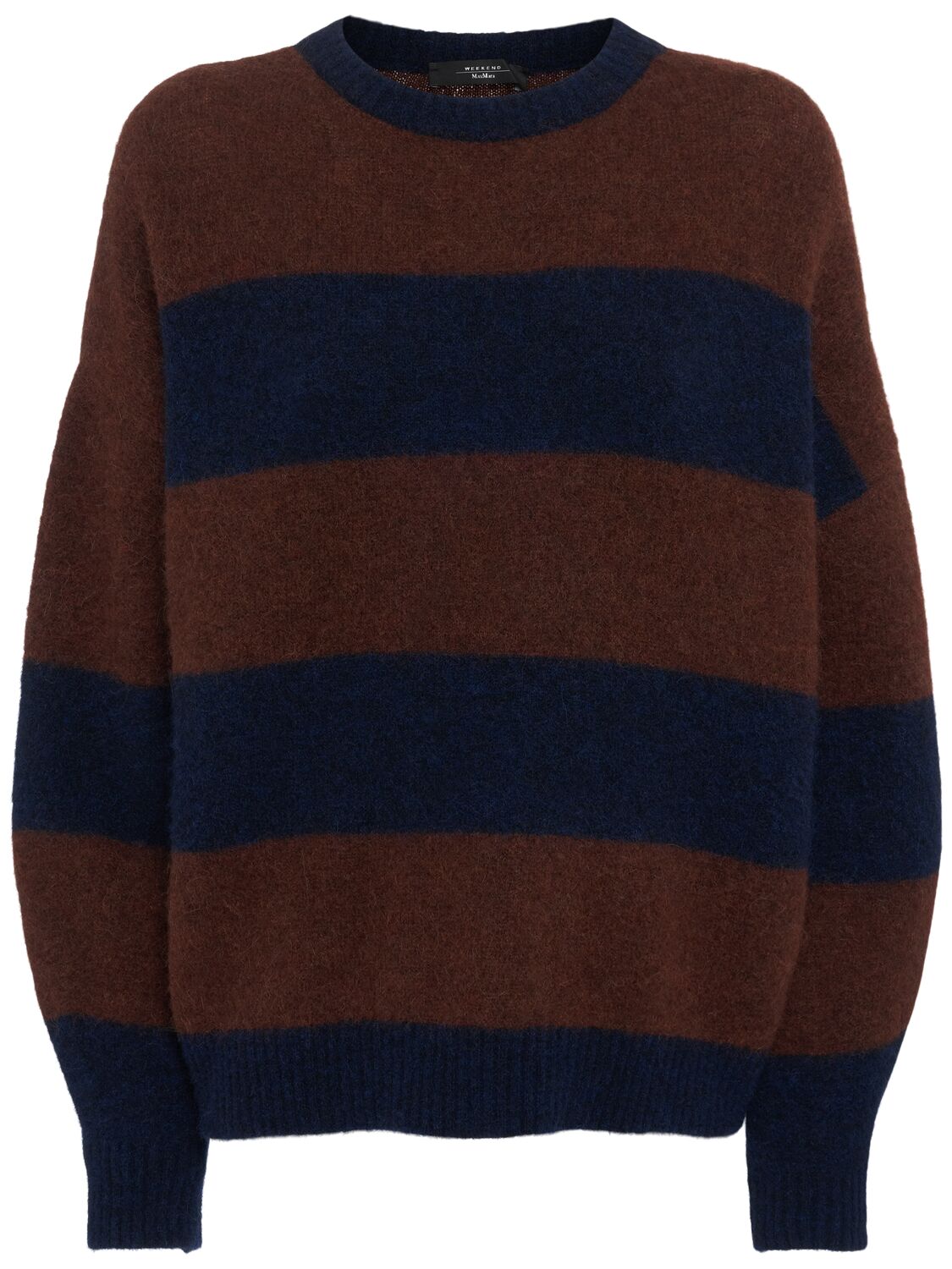 Pull-over Col Rond En Alpaga Mélangé Tuono - WEEKEND MAX MARA - Modalova