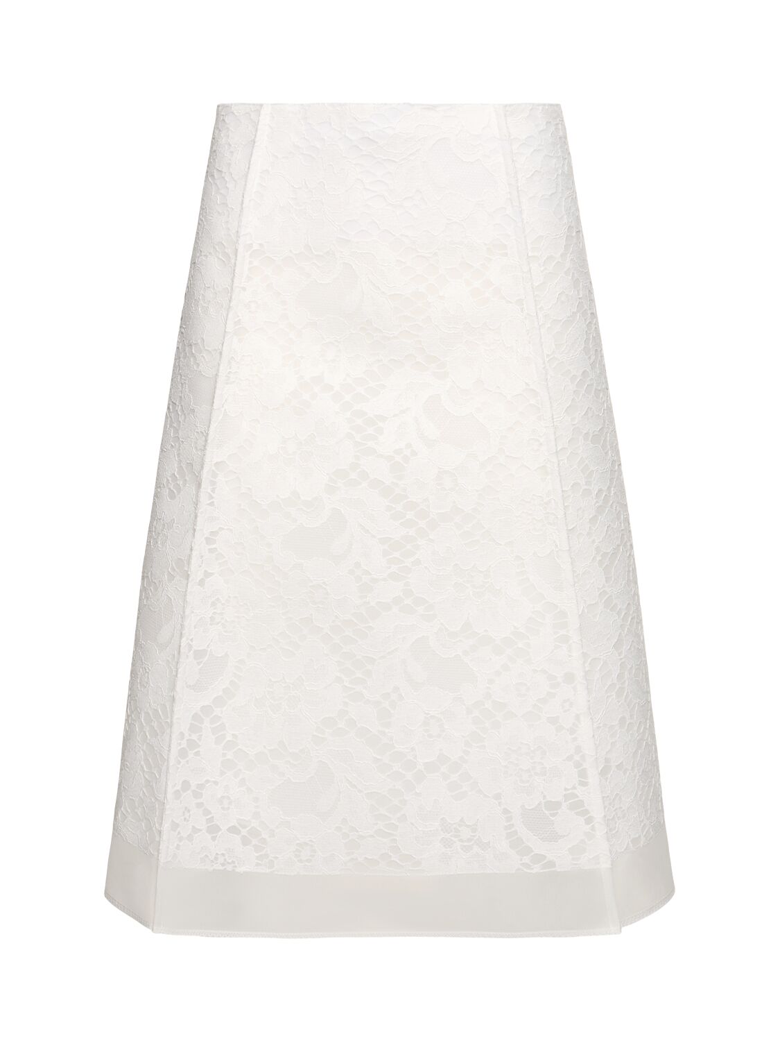 Corded Lace Midi Skirt