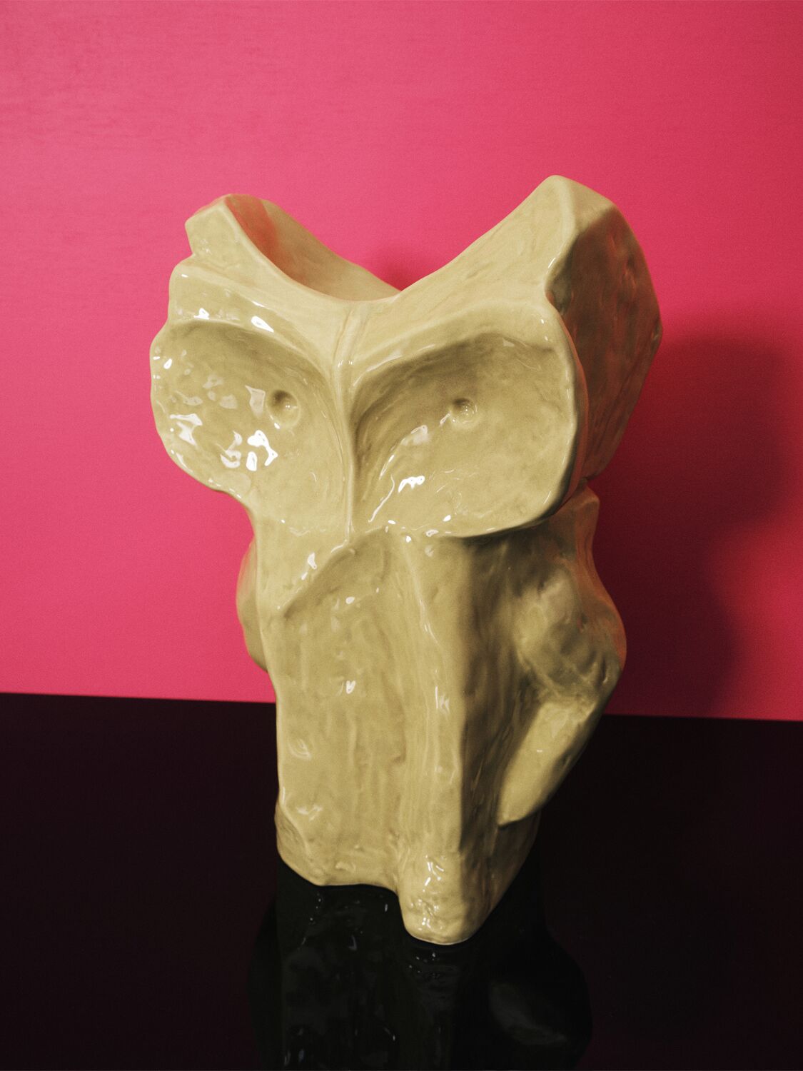 Marni By Serax Yellow After Midnight Owl Vase