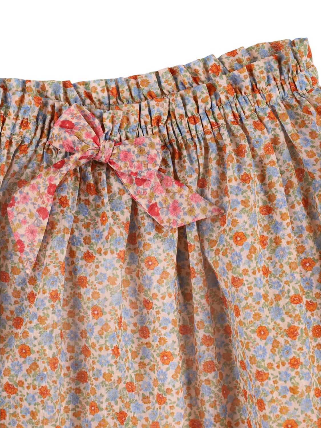 Zimmermann Printed Cotton Muslin Skirt In Green