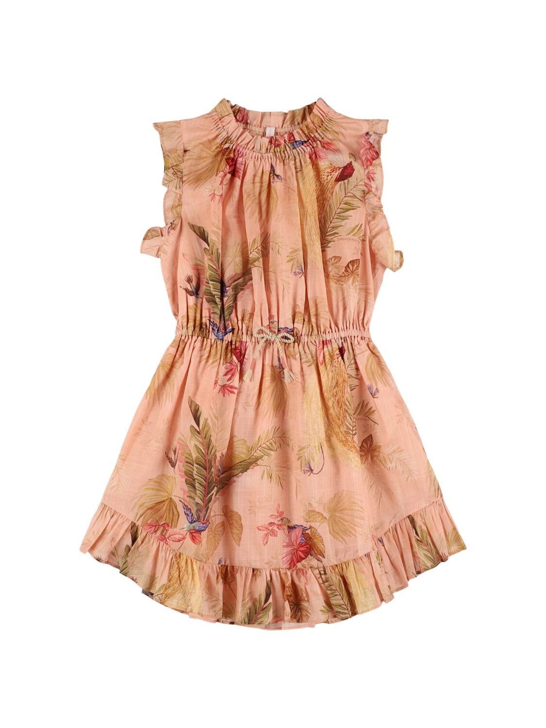 Floral Print Cotton Muslin Dress