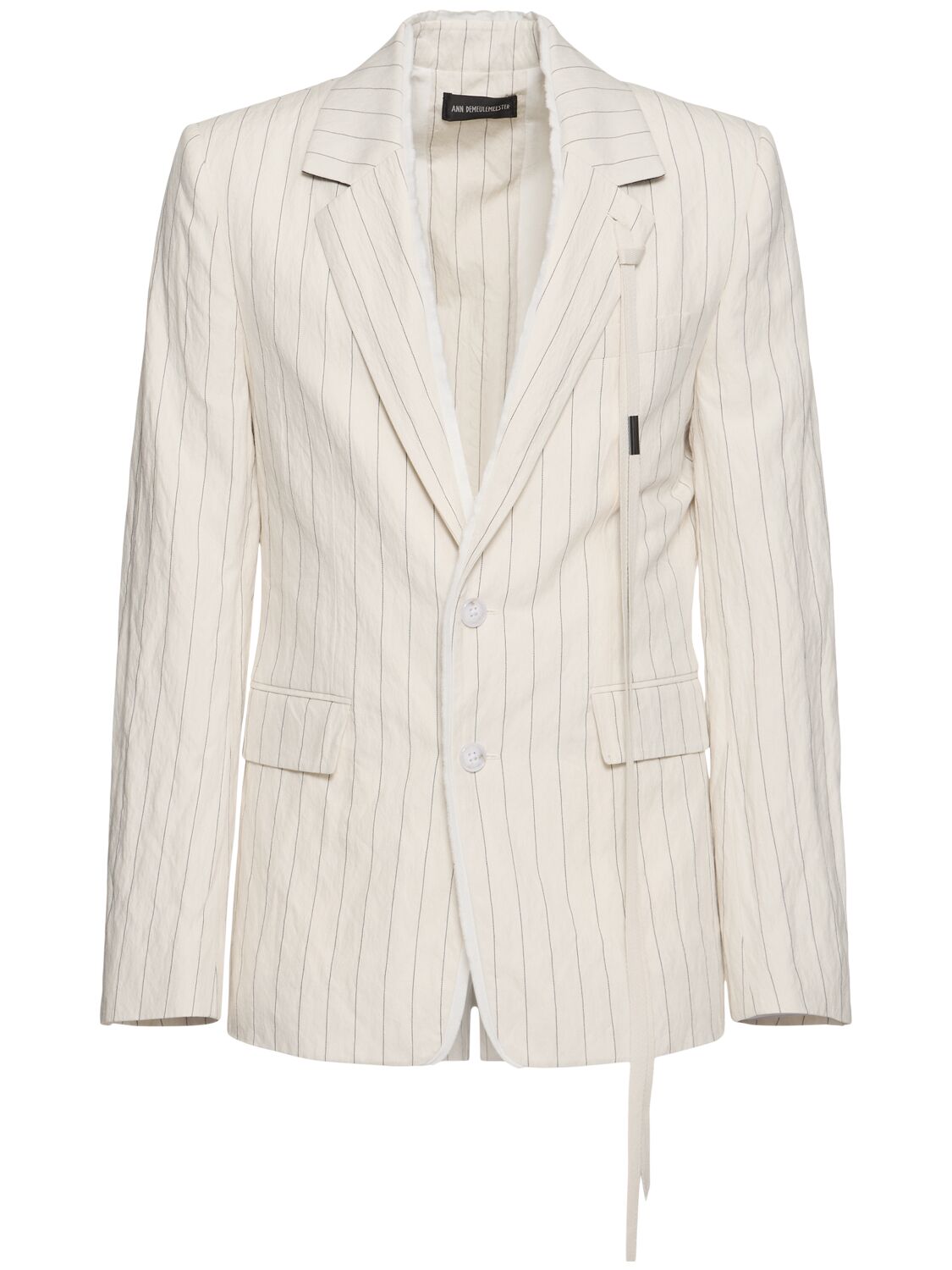 Blazer Ajsuté En Coton Mélangé Hansteen - ANN DEMEULEMEESTER - Modalova