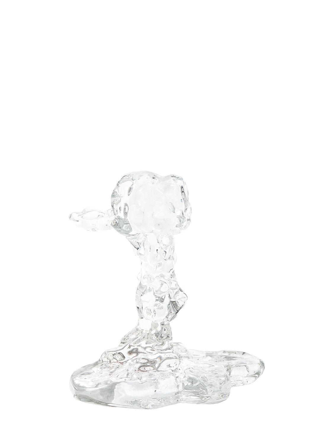 Drip Small Glass Candleholder