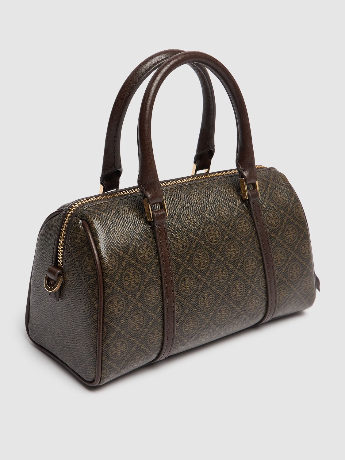 Tory Burch Mini T Monogram Coated Barrel Bag