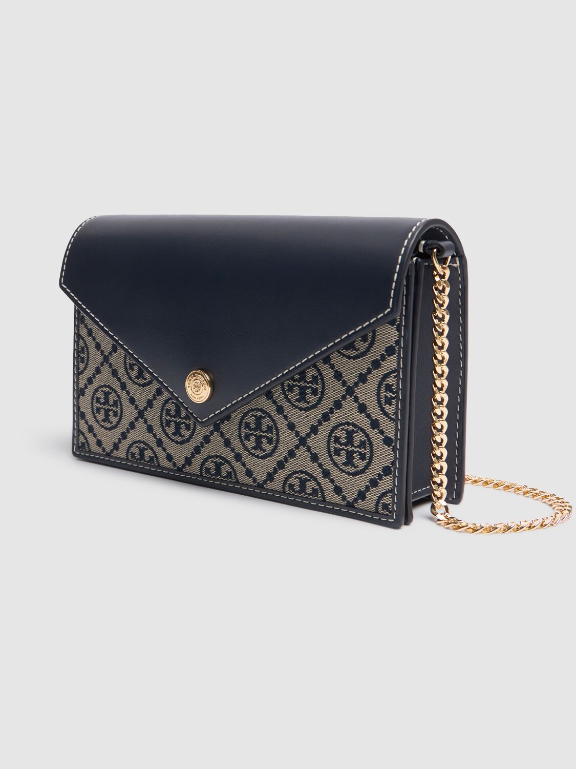 Shop Tory Burch T Monogram Envelope Chain Wallet