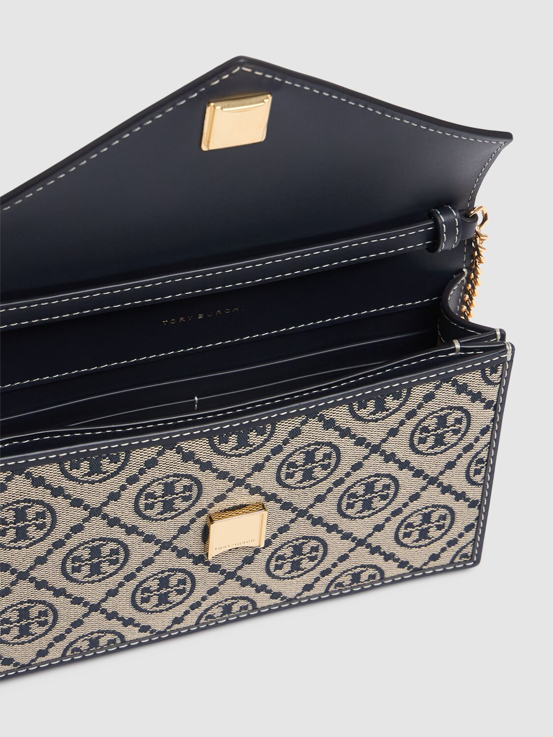 Shop Tory Burch T Monogram Envelope Chain Wallet