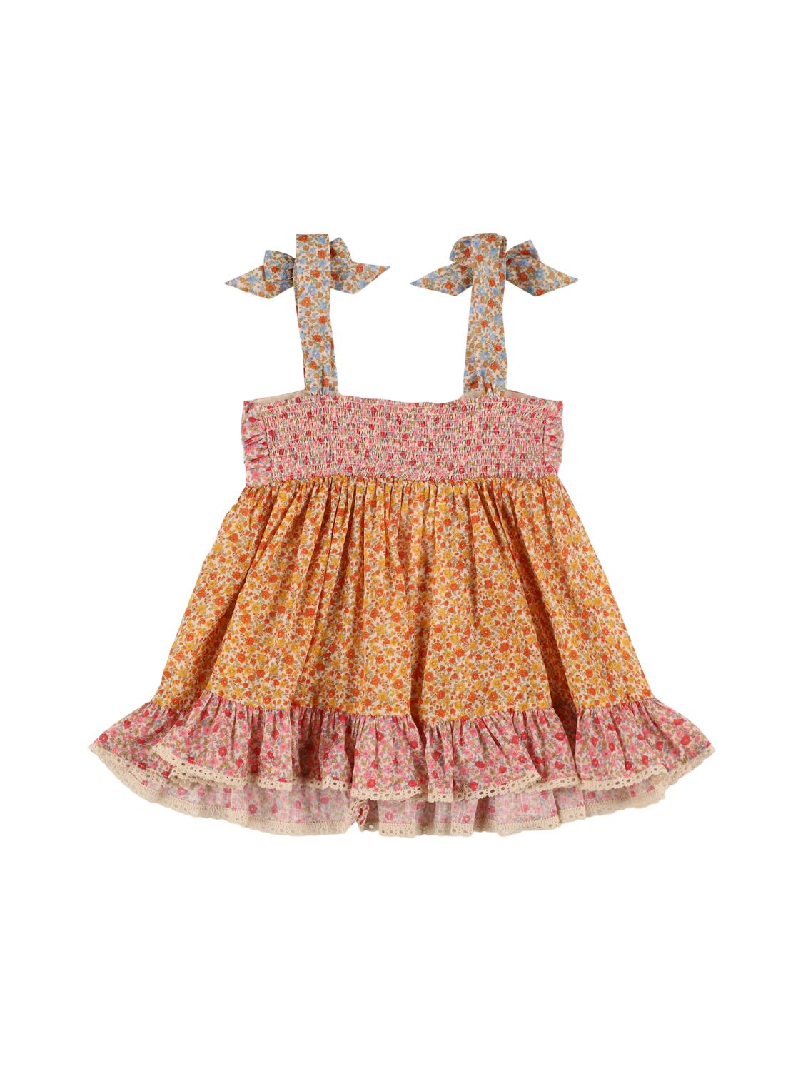 Zimmermann Printed Cotton Muslin Top In Green