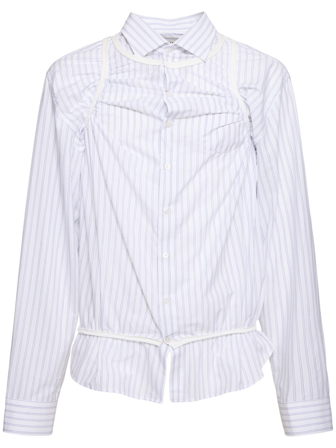 Maison Margiela 配背心长袖棉质衬衫