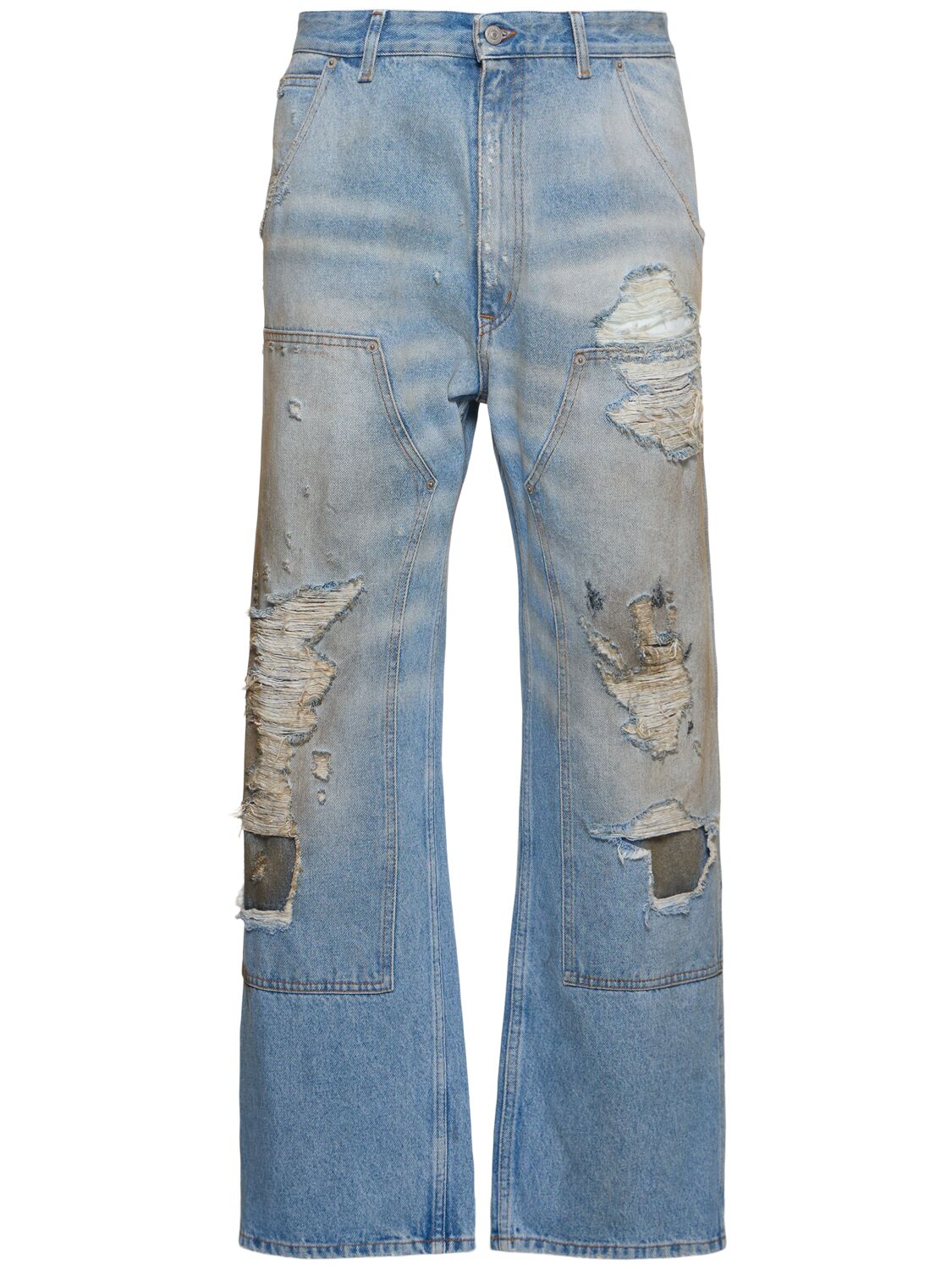 5 Pocket Distressed Jeans