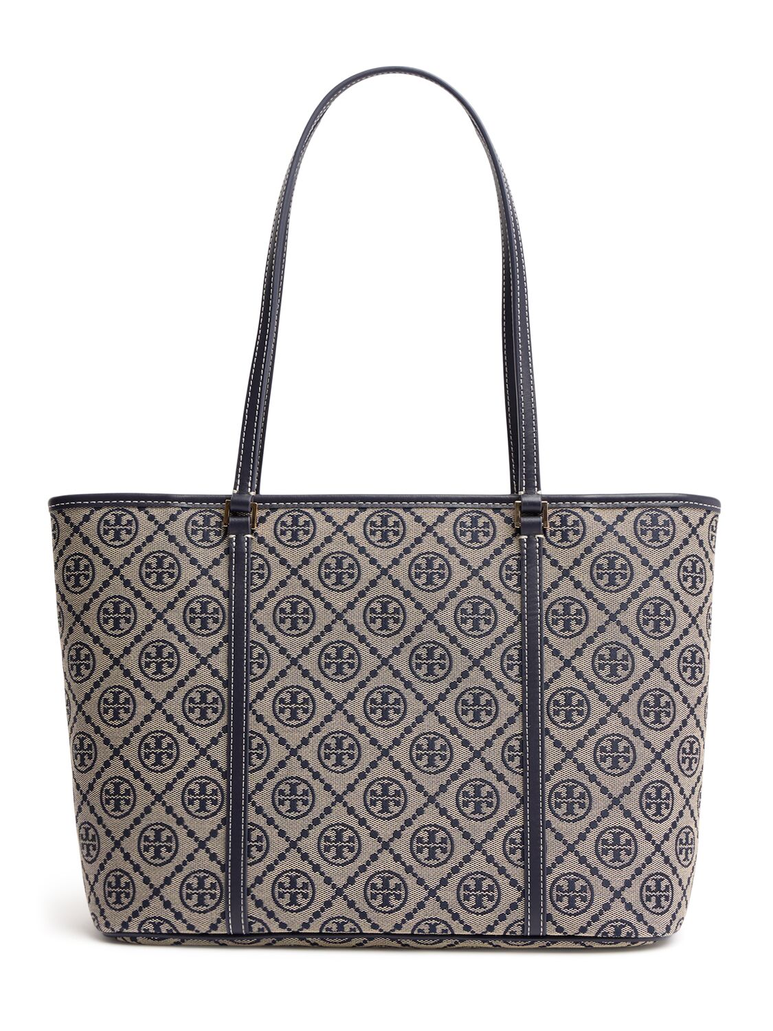 Petit Sac Cabas Zippé En Toile T Monogram - TORY BURCH - Modalova
