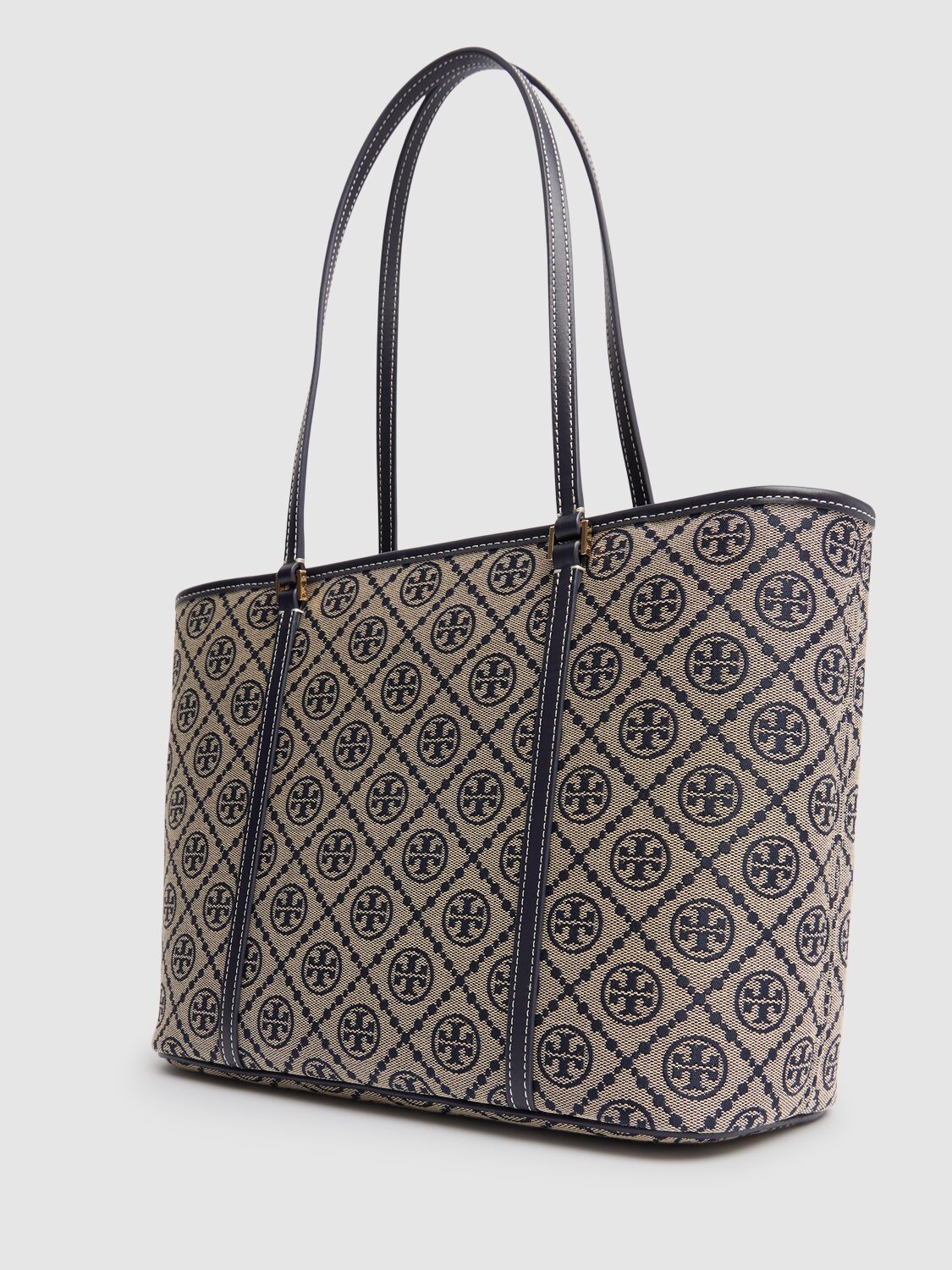 Tory Burch T Monogram Small Zip Tote