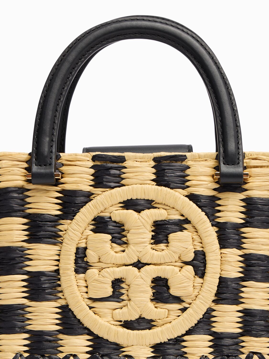 Tory Burch E/w Ella Hand-crocheted Raffia Bag