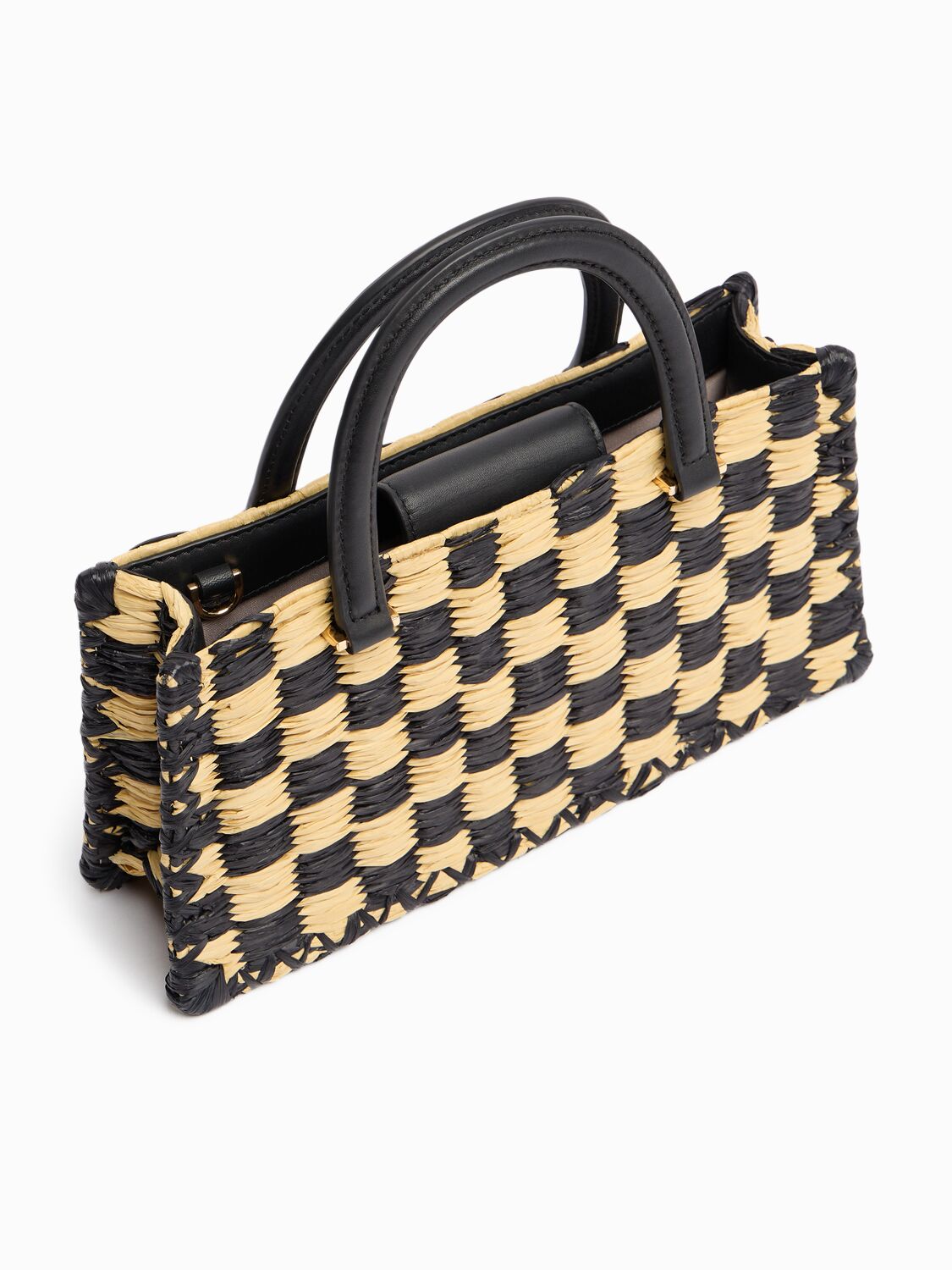 Tory Burch E/w Ella Hand-crocheted Raffia Bag