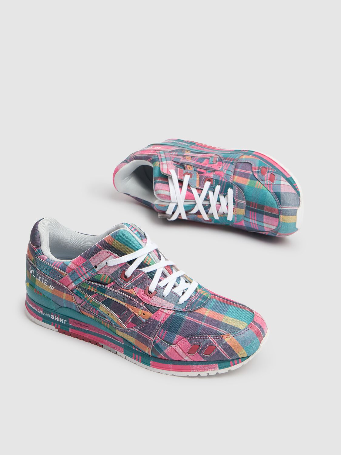 Shop Comme Des Garçons Shirt Asics Gel Lyte Iii Sneakers