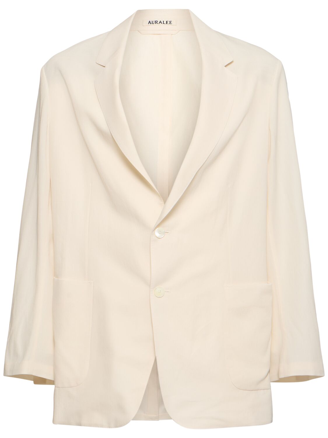 Veste En Laine Et Coton Léger Viyella - AURALEE - Modalova