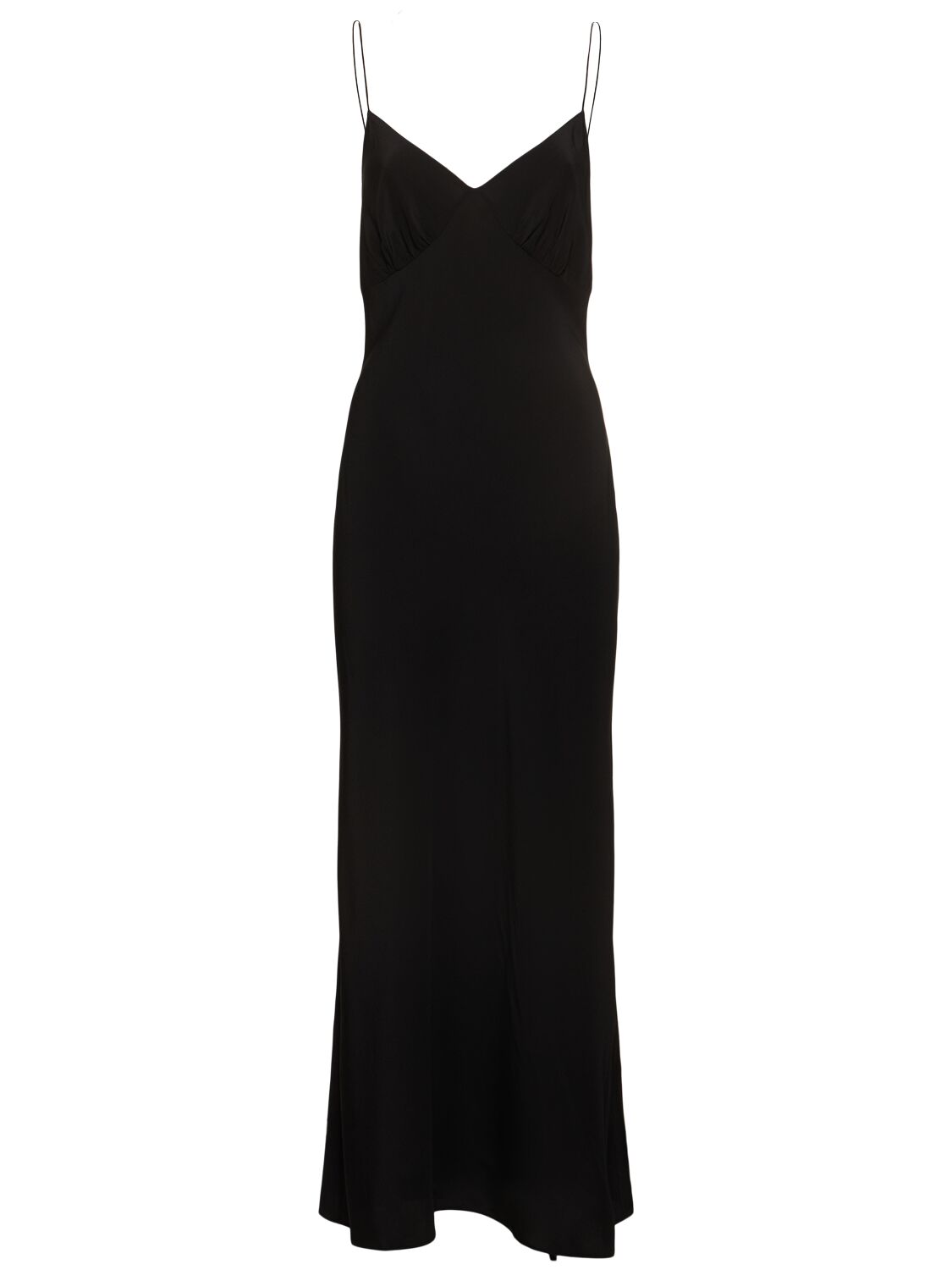 Robe Longue En Soie À Dos Bas - MATTEAU - Modalova