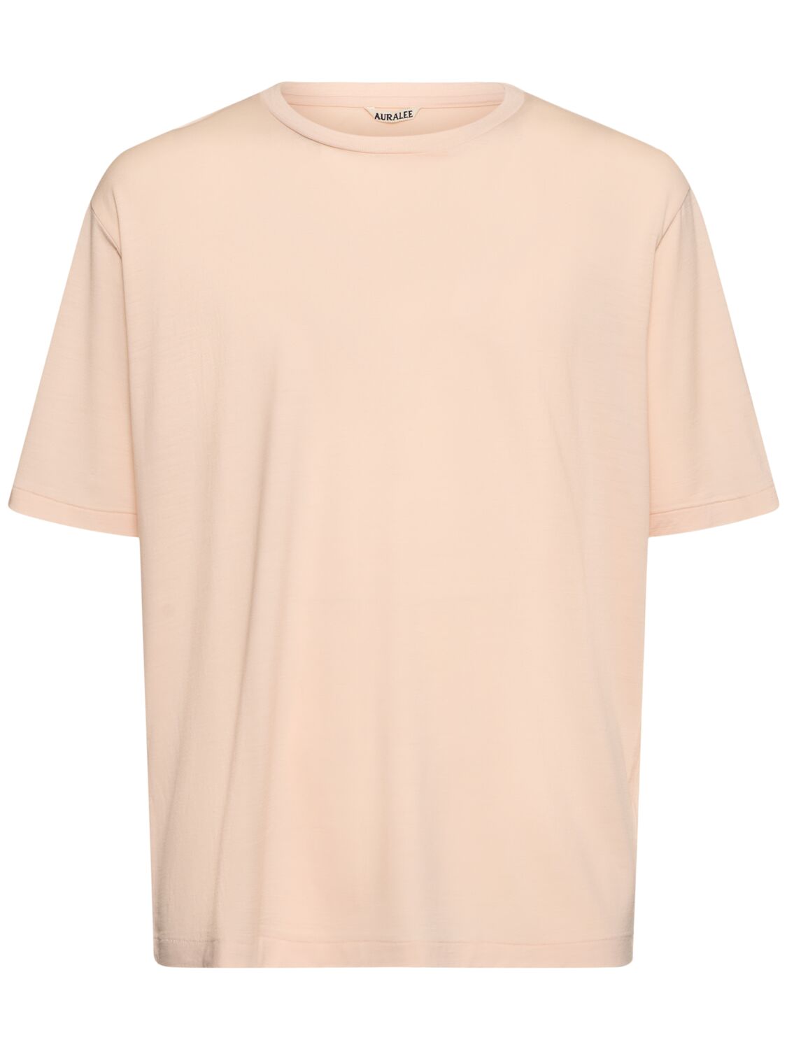 T-shirt En Jersey De Laine Ultra-douce - AURALEE - Modalova