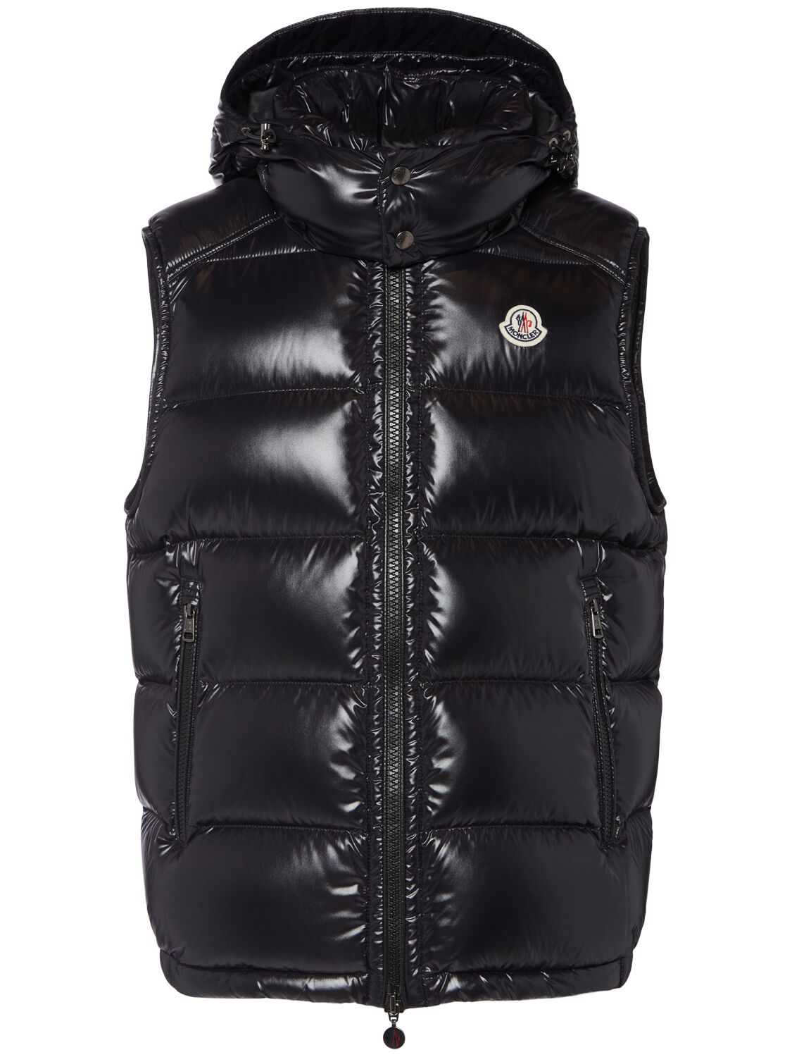 Bormes Hooded Nylon Down Vest