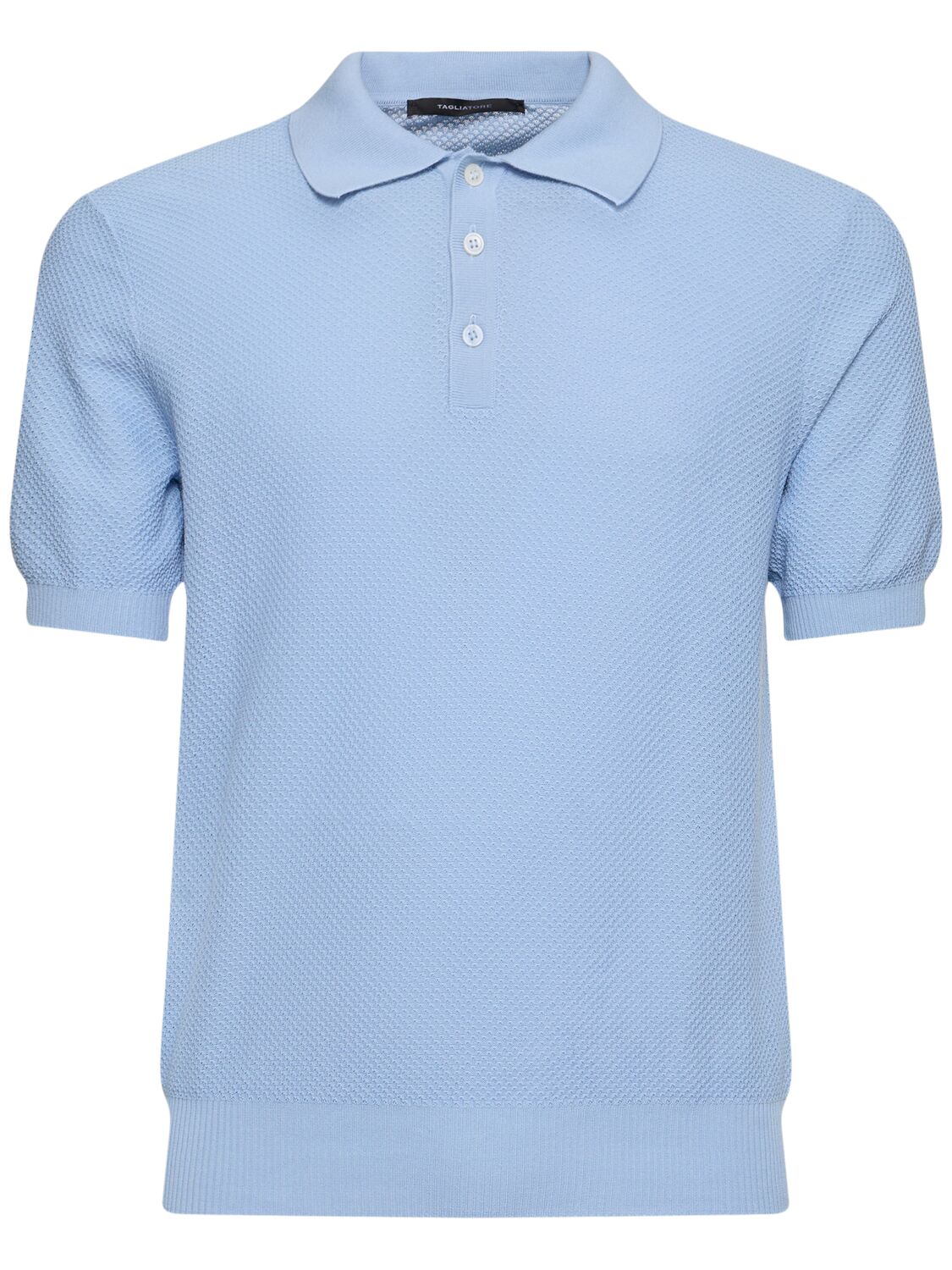 Tagliatore Frat Cotton Jacquard Polo