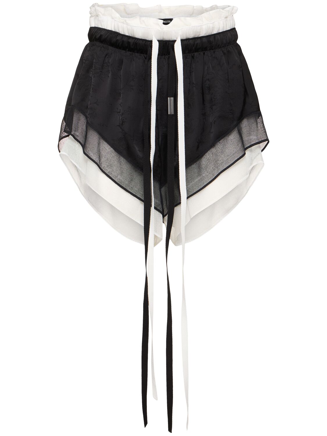 Silk Blend Boxer Shorts - ANN DEMEULEMEESTER - Modalova