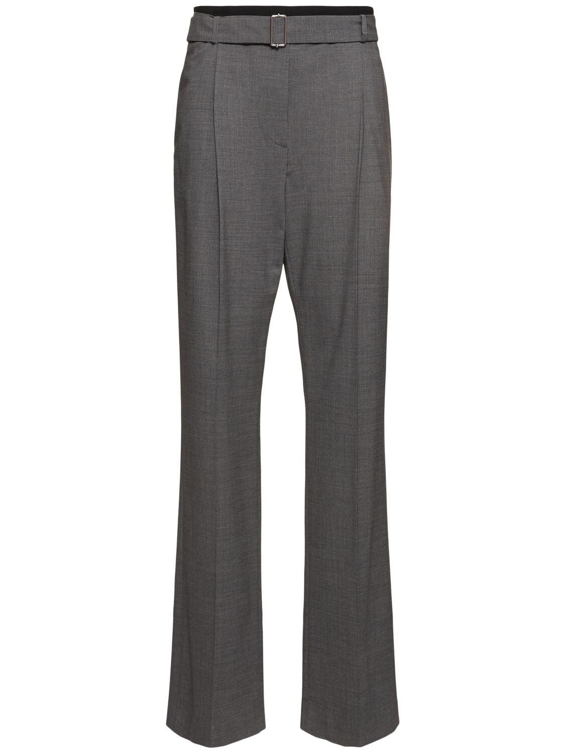 Wool Tailored Wide Leg Pants